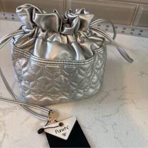 PurseN Ultra Silver Jewelry Case New With Tag Drawstring Drawstring Evening Bag